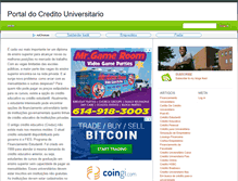 Tablet Screenshot of creditouniversitario.com